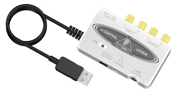 Аудіоінтерфейс BEHRINGER U-CONTROL UCA202 Аудіоінтерфейс BEHRINGER U-CONTROL UCA202