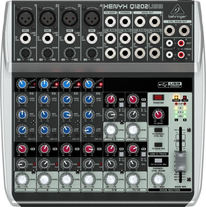 Мікшерний пульт BEHRINGER XENYX Q1202USB