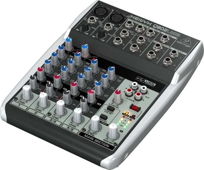 Мікшерний пульт BEHRINGER XENYX Q802USB