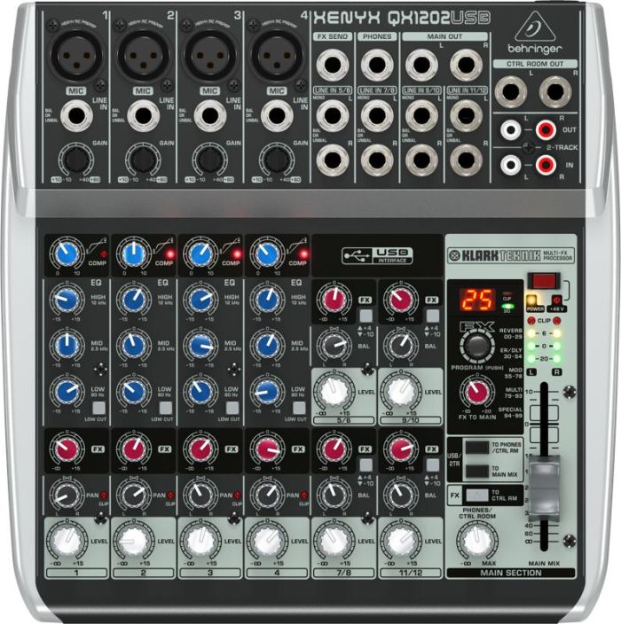 Мікшерний пульт BEHRINGER XENYX QX1202USB