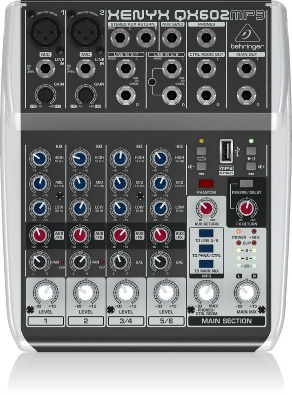 BEHRINGER XENYXQX602MP3 Мікшерний пульт