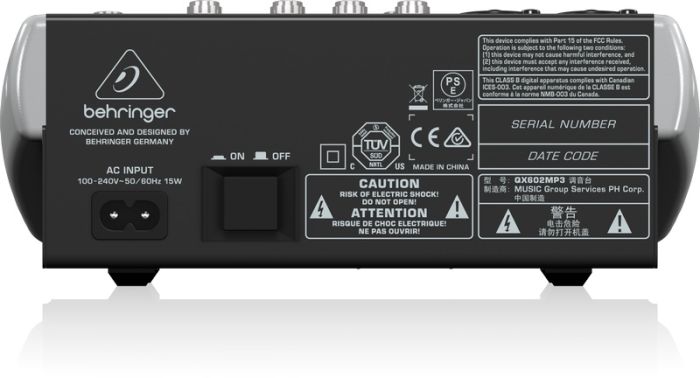 Микшерный пульт BEHRINGER XENYXQX602MP3