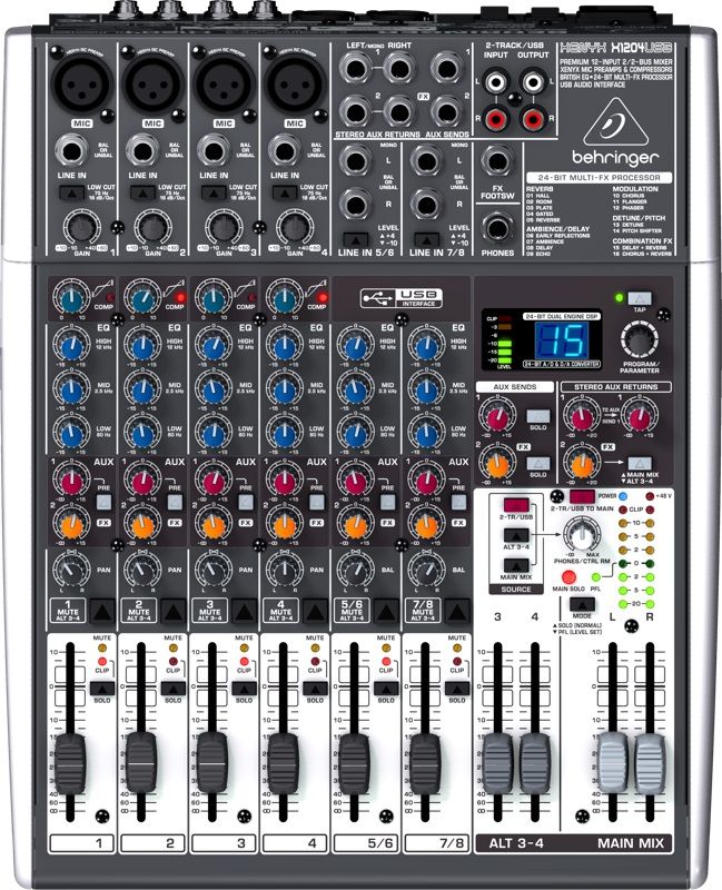 Мікшерний пульт BEHRINGER XENYX X1204USB