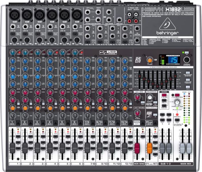 Микшерный пульт BEHRINGER XENYX X1832USB