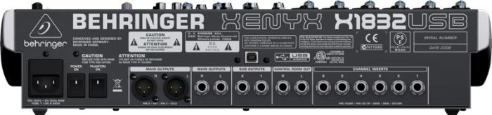 Микшерный пульт BEHRINGER XENYX X1832USB