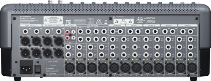 Микшерный пульт BEHRINGER XENYX XL1600