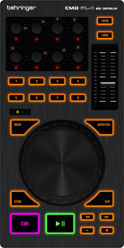 DJ-контролер MIDI Behringer CMD - PL1 - DJ-контролер Behringer CMD - PL1