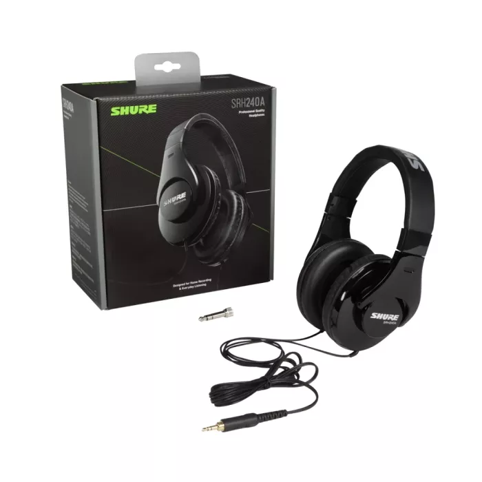 SHURE SRH240A-BK-EFS HIFI навушники закритого типу