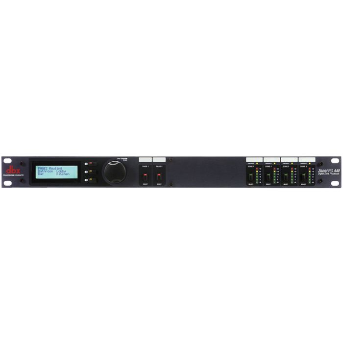DBX ZonePro 640 аудіо процесор для багатозонних систем