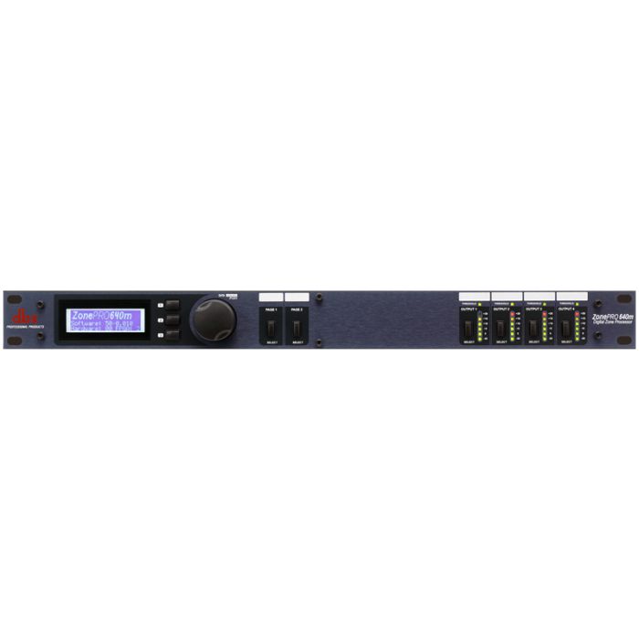 DBX ZonePro 640m аудіо процесор для багатозонних систем