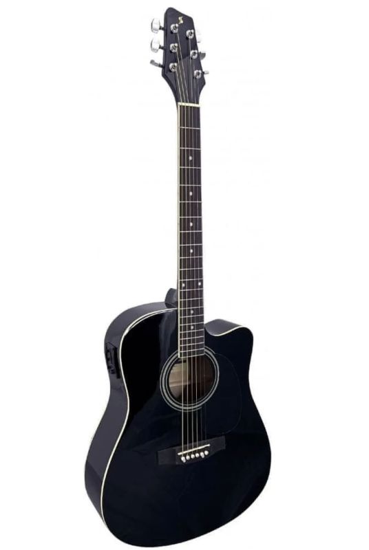Электроакустическая гитара Stagg SA20DCE BLK