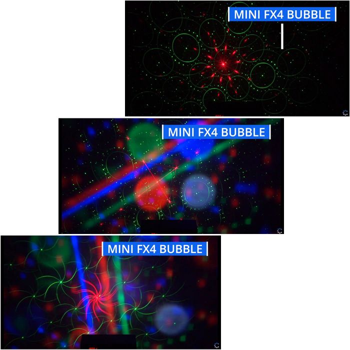 Free Color MINI FX 4 Bubble Световой LED прибор