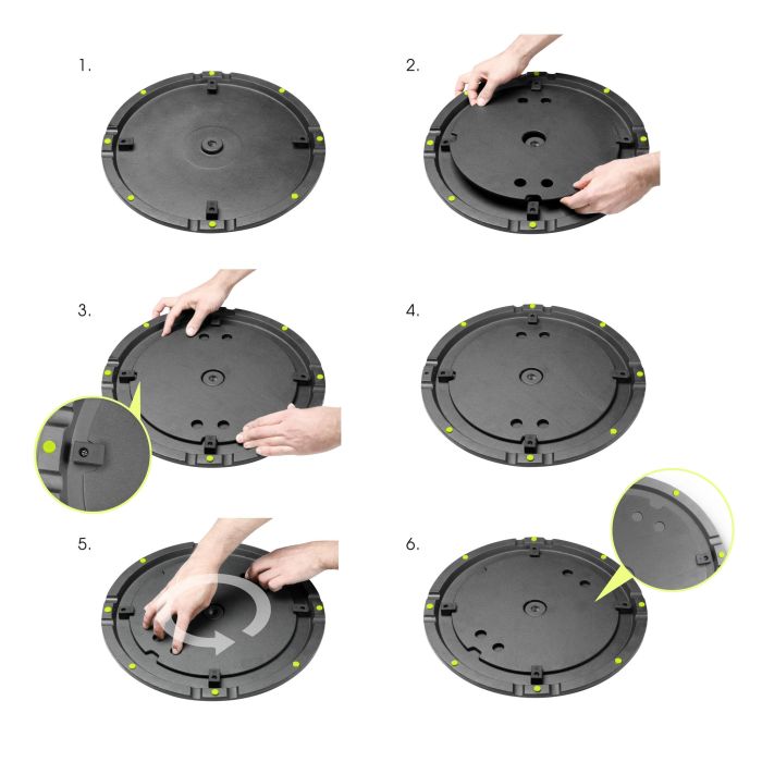 Gravity SSP WB SET 1 W (стійка + млинець)