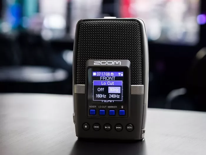 Zoom H2essential портативный рекордер для музыки, подкастов и интервью, 3-микрофонная система, запись в 32-битном формате