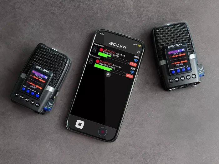 Zoom H2essential портативный рекордер для музыки, подкастов и интервью, 3-микрофонная система, запись в 32-битном формате