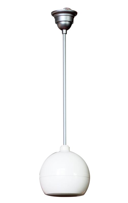 4all Audio CELL BALL підвісна акустична система з округлим корпусом. Рівень потужності: 8 Вт. Широка звукова дисперсія (360° горизонтальна). Вага: 1.5 кг