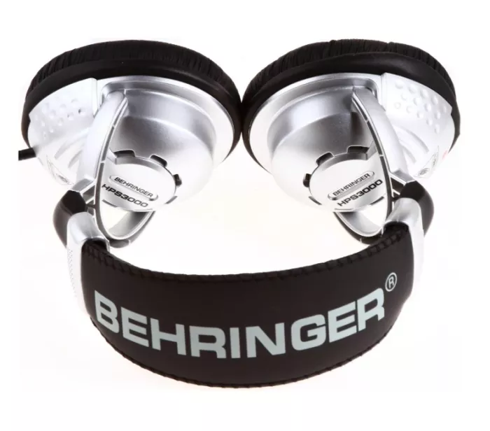 BEHRINGER HPS3000 Студійні навушники закритого типу; Овальні амбушюри; АЧХ 20-20000 Гц Прямий кабель; Адаптер-джек 6,3мм. 