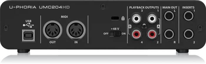 BEHRINGER U-PHORIA UMC204HD Аудиоинтерфейс