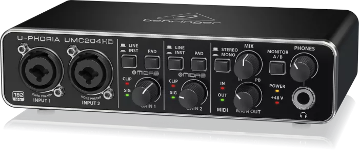 BEHRINGER U-PHORIA UMC204HD Аудиоинтерфейс