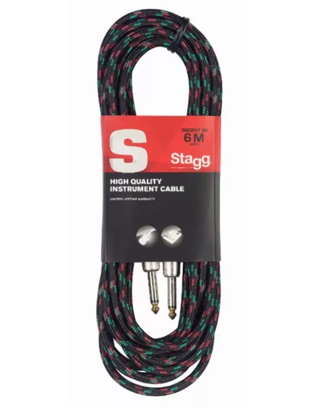 STAGG N SGC6VT BK інструментальний кабель