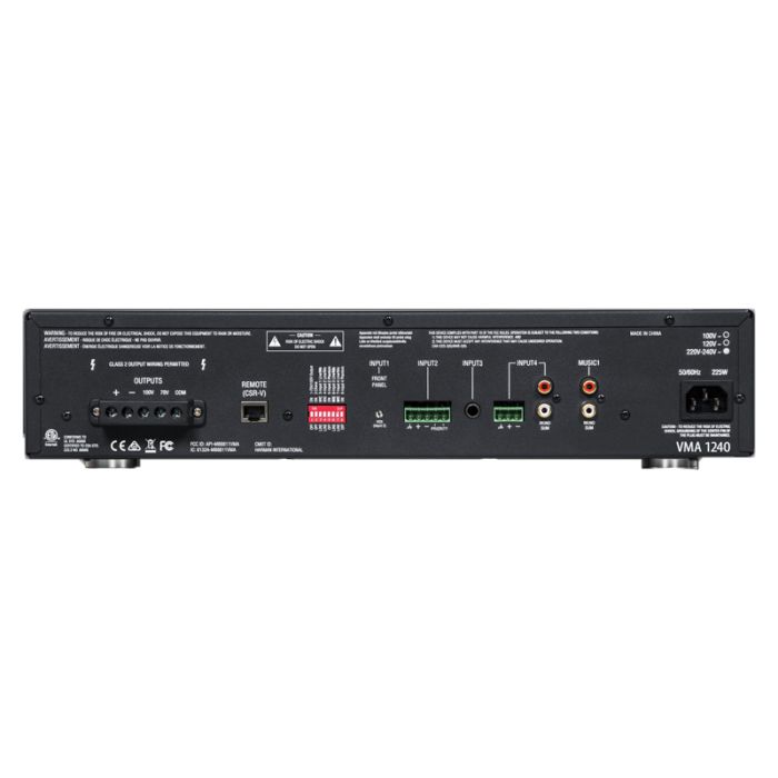 JBL NVMA1240-34-EU підсилювач трансляційний