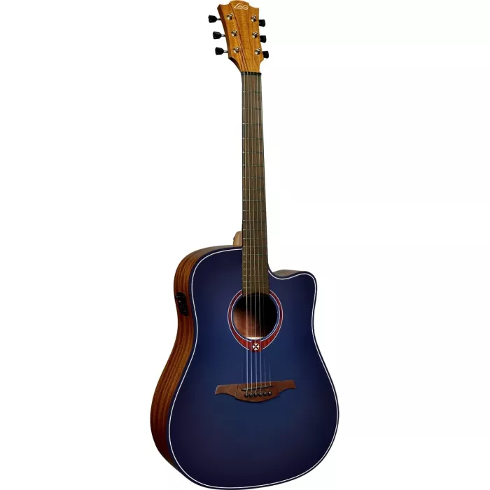 Гітара електроакустична Lag Tramontane Special Edition T-BLUE-DCE
