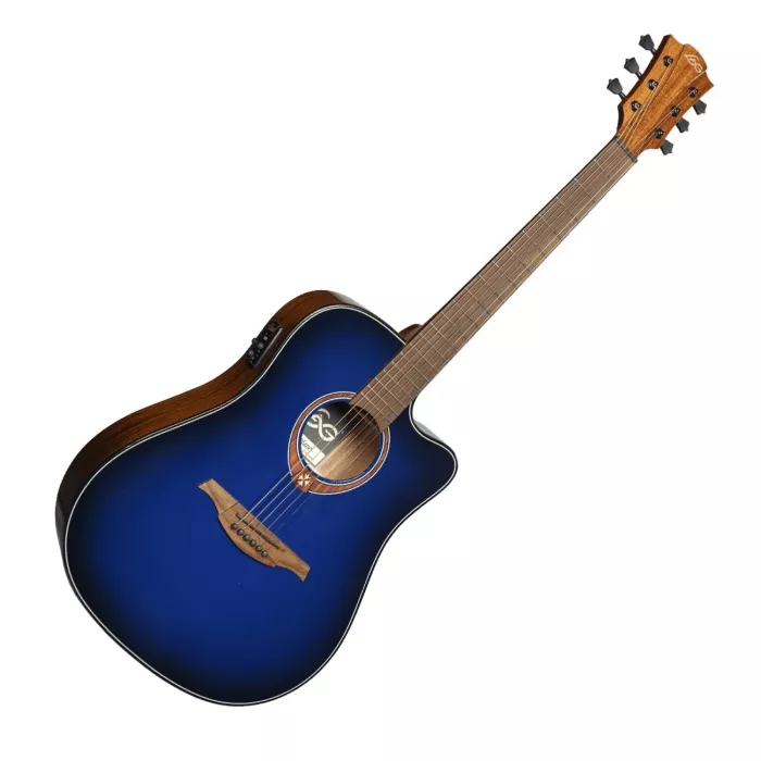 Гітара електроакустична Lag Tramontane Special Edition T-BLUE-DCE