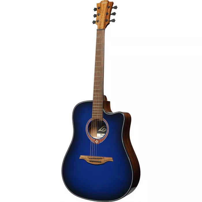 Гітара електроакустична Lag Tramontane Special Edition T-BLUE-DCE