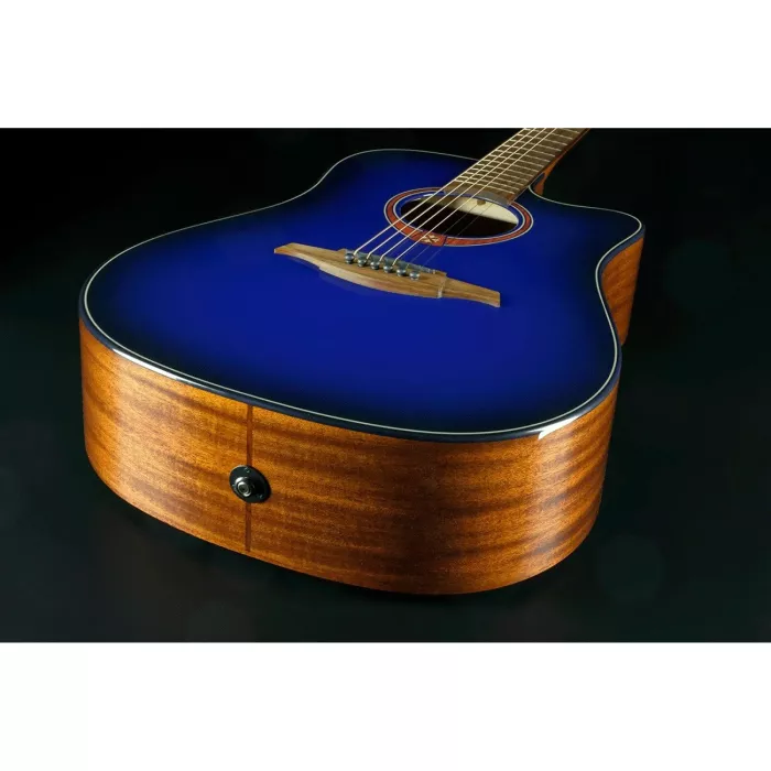 Гітара електроакустична Lag Tramontane Special Edition T-BLUE-DCE
