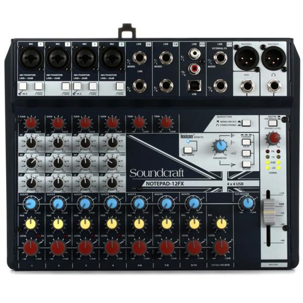 Soundcraft Notepad-12FX мікшерний пульт