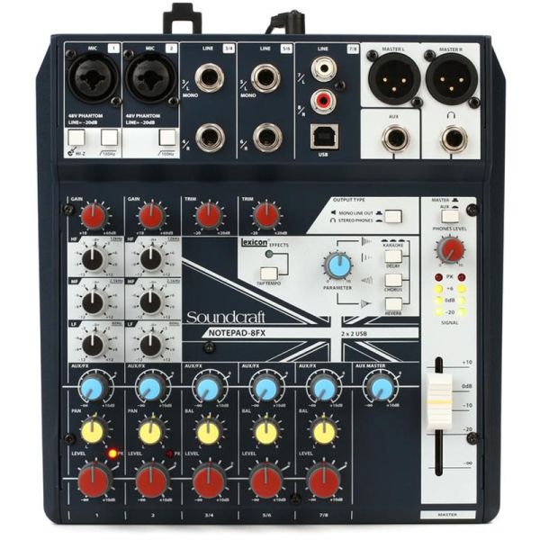 Soundcraft Notepad-8FX мікшерний пульт