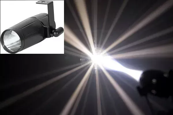 Light Studio P127 LED прожектор для зеркального шара LED 3Вт (Pinspot)