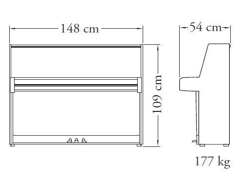 Піаніно YAMAHA JU109 PW