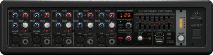 Активний мікшер BEHRINGER EUROPOWER PMP550M Активний мікшер BEHRINGER EUROPOWER PMP550M