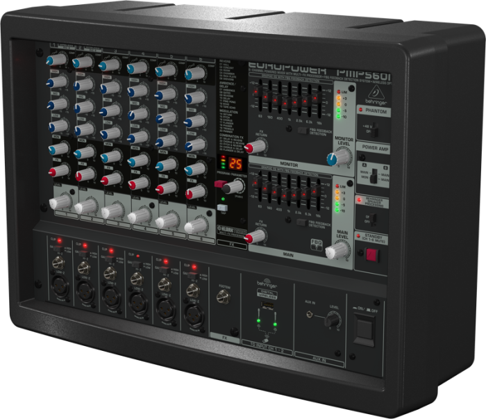 Активний мікшер BEHRINGER EUROPOWER PMP560M Активний мікшер BEHRINGER EUROPOWER PMP560M