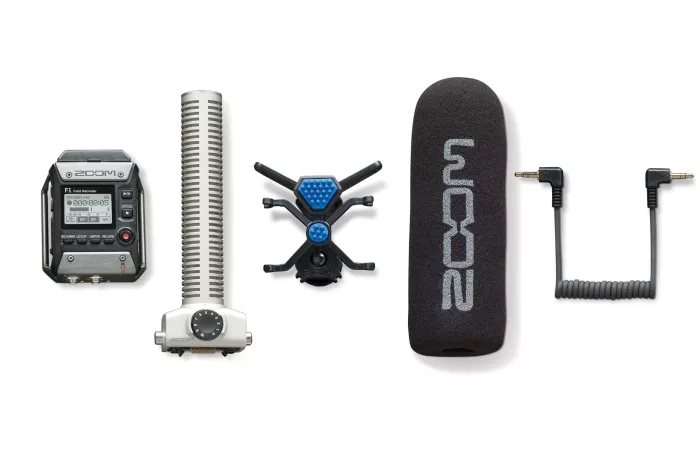Zoom F1-SP аудіорекордер 2-канальний з суперкардіоїдним мікрофоном-пушкою Zoom SGH-6
