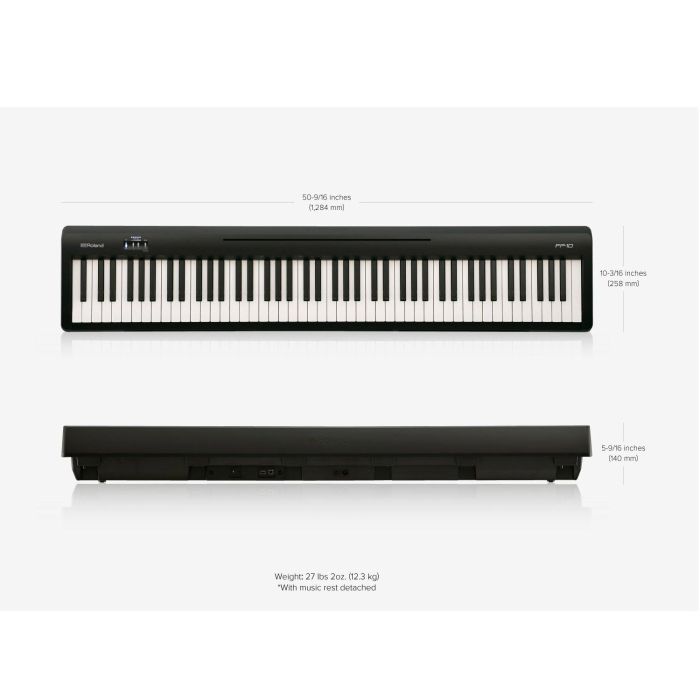 Цифрове піаніно Roland FP10 BK, без стійки