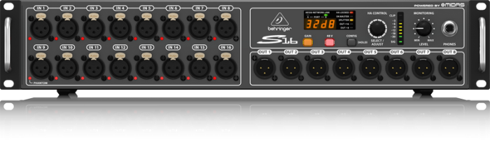 Цифровий сценічний модуль BEHRINGER S16 Цифровий сценічний модуль BEHRINGER S16