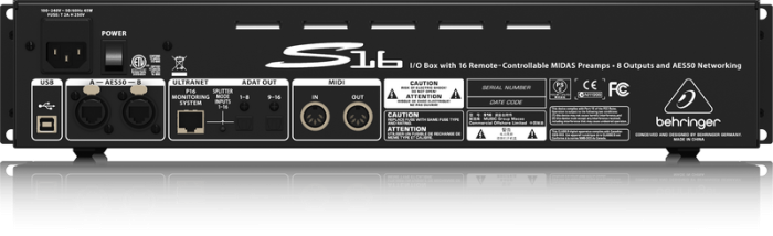 Цифровий сценічний модуль BEHRINGER S16 Цифровий сценічний модуль BEHRINGER S16