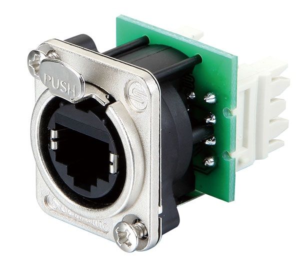 Роз'єм панельний ETHERCON RJ45 Seetronic SE8FDV-Y110