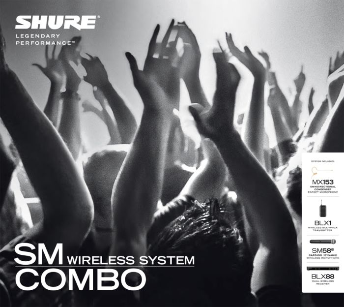 Радіосистема SHURE BLX1288E/MX53