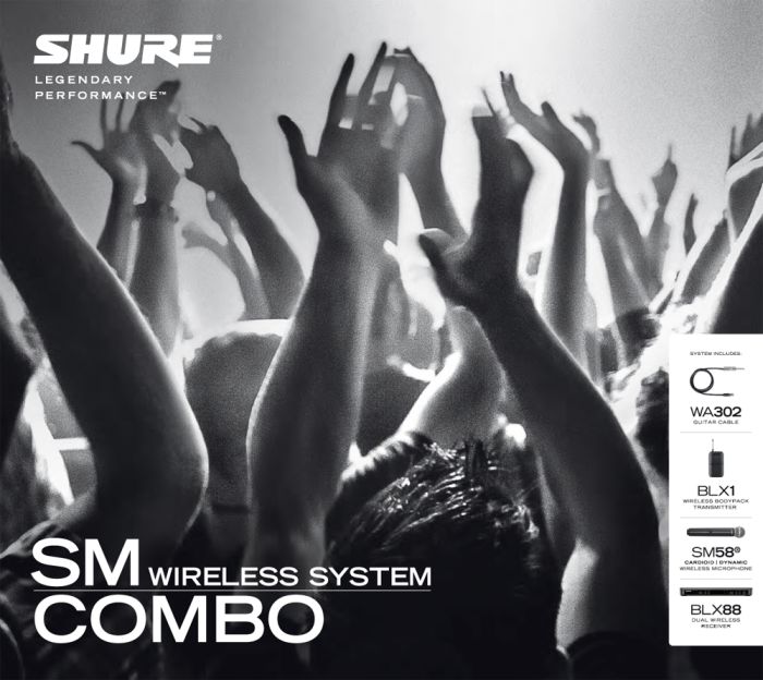 Радіосистема SHURE BLX1288E/SM58 радіосистема
