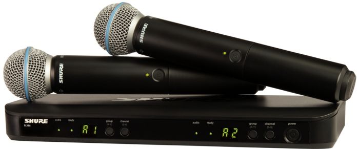 Радіосистема SHURE BLX288E/B58