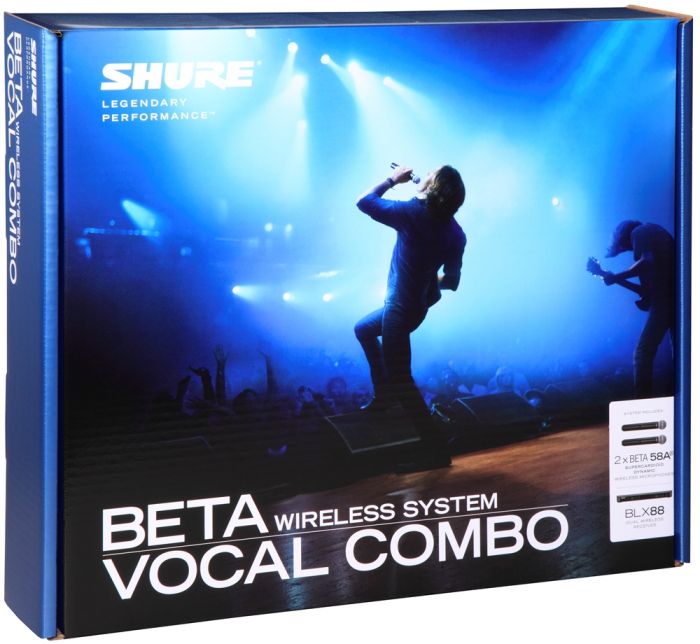Радіосистема SHURE BLX288E/B58