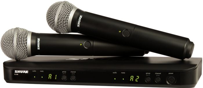 Радіосистема SHURE BLX288E/PG58 радіосистема SHURE BLX288E/PG58