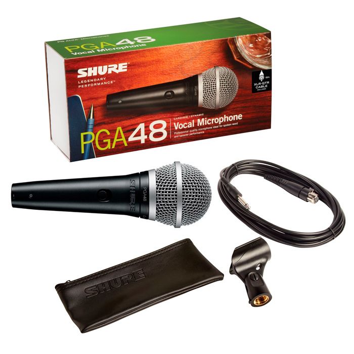 Вокальний мікрофон SHURE PGA48-QTR-E