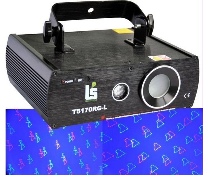 Light Studio T5170 Лазер заливочный RG 160мВт+фон