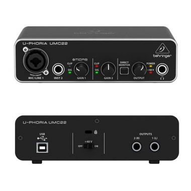 BEHRINGER U-PHORIA UMC22 Аудіоінтерфейс