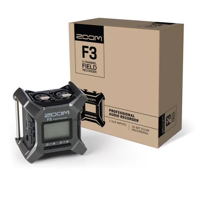 Zoom F3 профессиональный полевой аудиорекордер (2 канала, 32-бит Float) для кино и видео