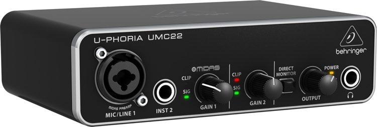 BEHRINGER U-PHORIA UMC22 